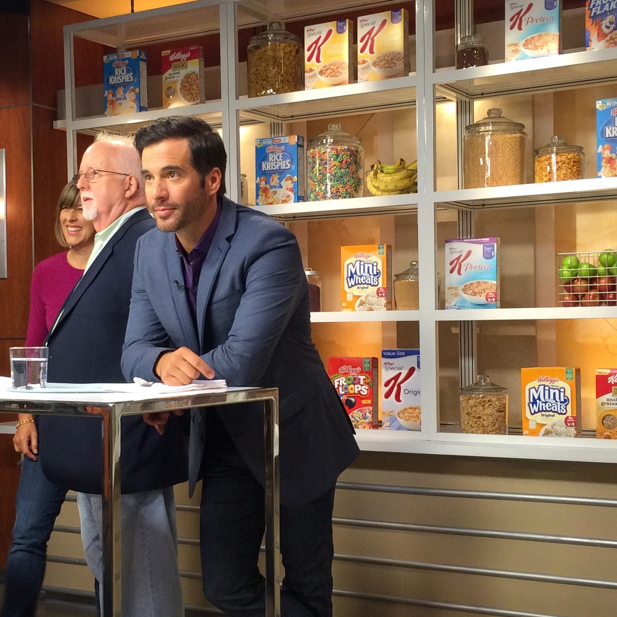 JD Roberto hosting for Kellogg's